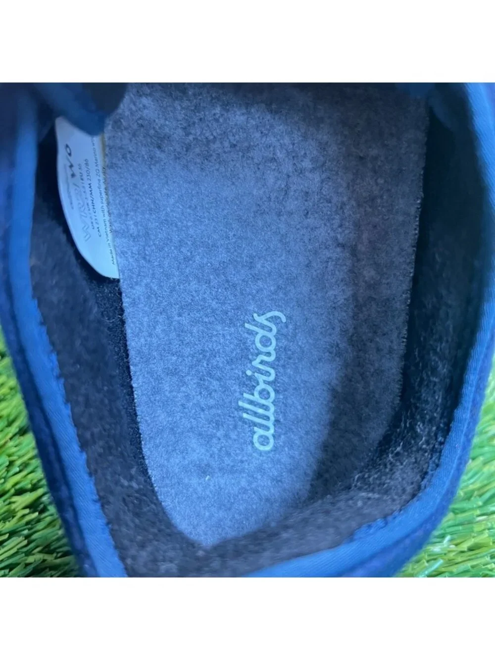 Allbirds Wool Runner 2 Womens Size 6 Blue Athletic Running Shoes Sneakers